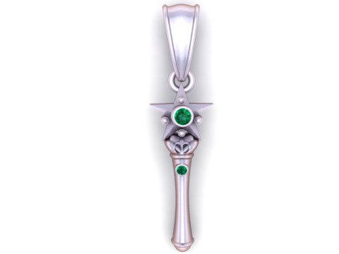 Le pendentif clé de l'empereur modèle imprimable en 3D Modèles 3D en vedette