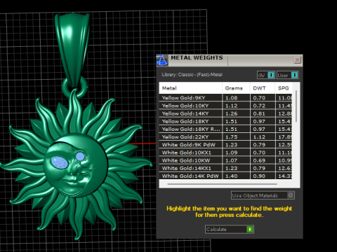 GOLDENER LÄCHELNDER SONNENGESICHTSANHÄNGER 3D-DRUCKBARES MODELL 3D Druckmodell