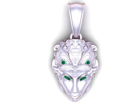 Eye of Gold Pendant 3D Printable Model 3D Print Model