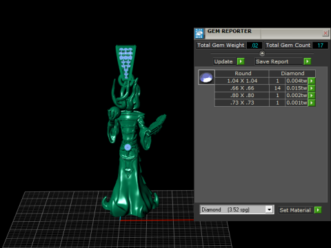Wisiorek ze złotym bóstwem Model do druku 3D Model do druku 3D
