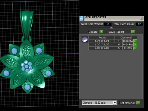 ПІДВІС З ЗОЛОТОЮ КВІТКОЮ 3D МОДЕЛЬ ДЛЯ ДРУКУ 3D Принт Модель