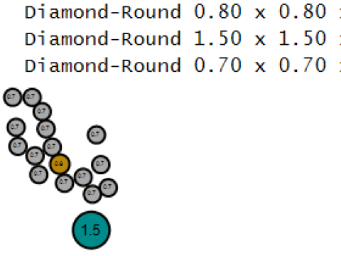 MODEL CETAK 3D LIONTIN MAN SALJU EMAS Model Cetak 3D