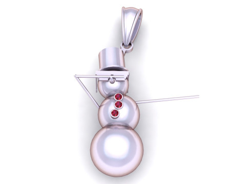 Подвеска Ледяного Человека 3D Модель для печати 3D Принт Модель