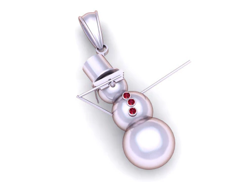 Ice Man Pendant 3D Printable Model 3D Print Model