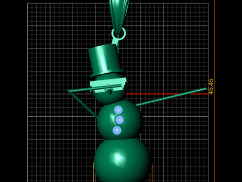 Ice Man Pendant 3D Printable Model 3D Print Model