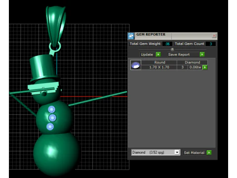 Ice Man Pendant 3D Printable Model 3D Print Model