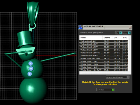 Ice Man Pendant 3D Printable Model 3D Print Model