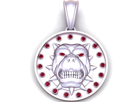 金狗吊坠 3D 打印模型 3D 打印模型