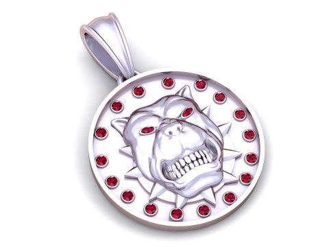 金狗吊坠 3D 打印模型 3D 打印模型