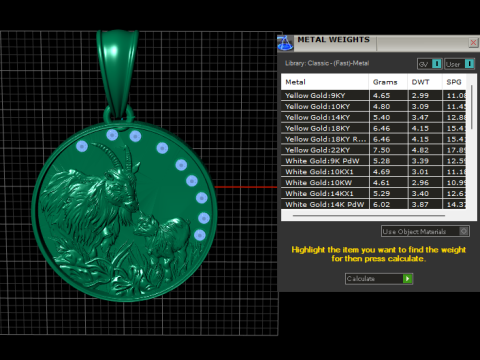 带婴儿吊坠的母山羊 3D 打印模型 3D 打印模型