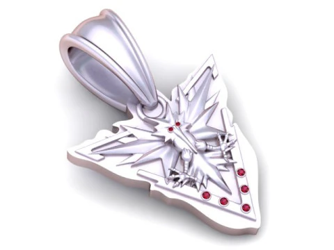 Pokmon Go Team Instinct Pendant 3D Printable Model 3D Print Model