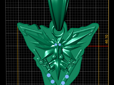 पोकेमॉन गो टीम इंस्टिंक्ट पेंडेंट 3डी प्रिंट करने योग्य मॉडल 3D प्रिंट मॉडल