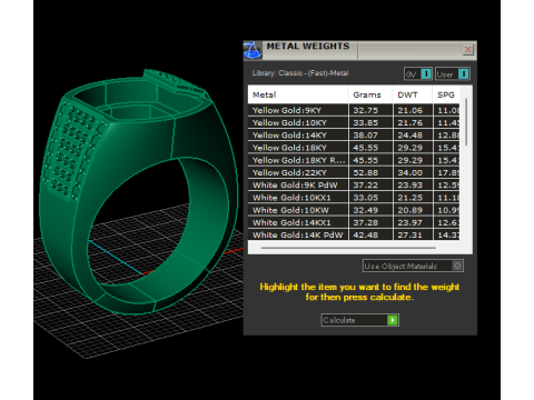 आधुनिक नीले रत्न की अंगूठी 3डी प्रिंट करने योग्य मॉडल 3D प्रिंट मॉडल
