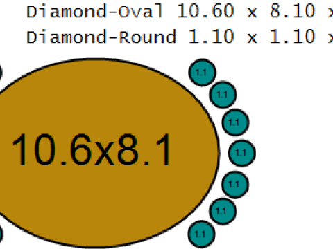 Mavi Topaz Erkek Yüzüğü 3D Yazdırılabilir Model 3D Baskı Modeli