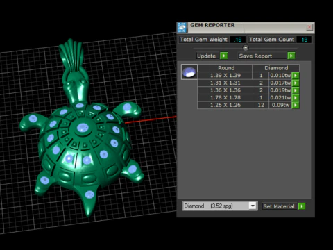 Turtle Animal Pendant 3D Printable Model 3D Print Model
