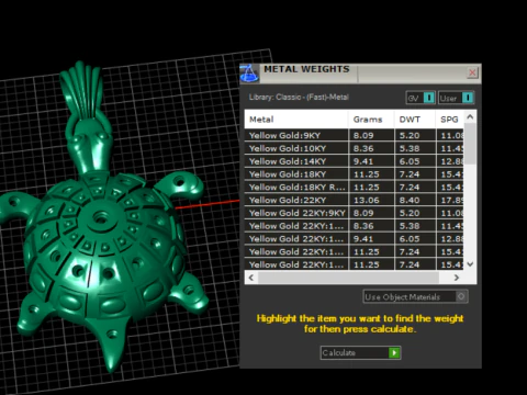 Turtle Animal Pendant 3D Printable Model 3D Print Model