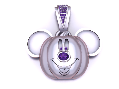 Mickey Pumpkin hanger 3D afdrukbaar model 3D printmodel