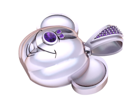 Mickey Pumpkin hanger 3D afdrukbaar model 3D printmodel