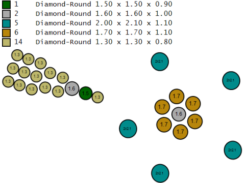 Diamond Flower Pendant 3D Printable Model 3D Print Model