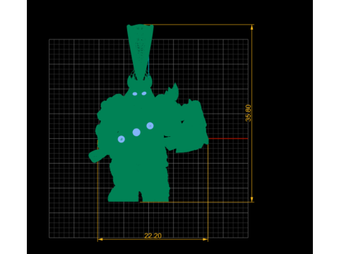 Monster hanger 3D afdrukbaar model 3D printmodel