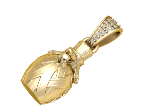 Şişe Canavarı Kolye 3D Yazdırılabilir Model 3D Baskı Modeli