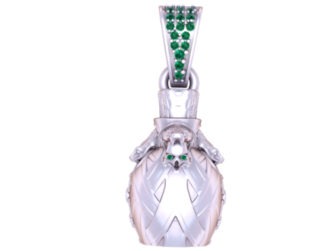 Şişe Canavarı Kolye 3D Yazdırılabilir Model 3D Baskı Modeli