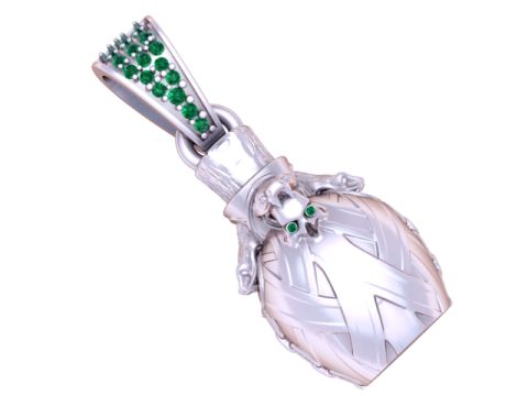 Şişe Canavarı Kolye 3D Yazdırılabilir Model 3D Baskı Modeli