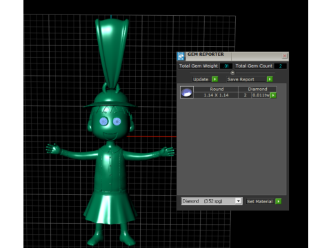 黄金の少女像ペンダント 3D 印刷可能モード 3Dプリントモデル