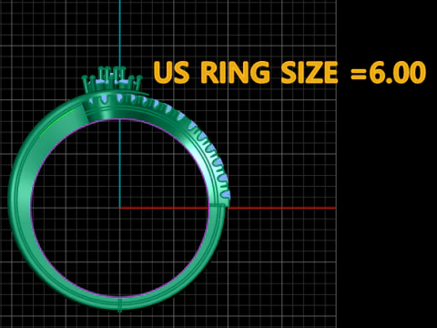 Diamond Ring 3D Printable Model 3D Print Model