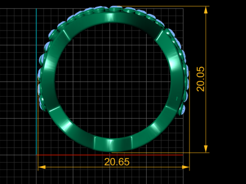 067 Anillo Modelo imprimible en 3D Modelo de impresión 3D