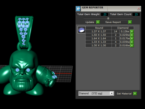 Złoty wisiorek Kirby Model do druku 3D Model do druku 3D