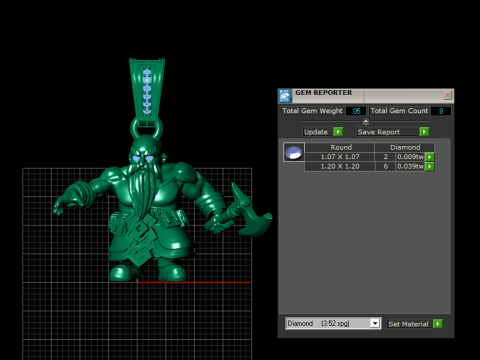 EXE 펜던트가 있는 몬스터 3D 인쇄 가능 모델 3D 프린트 모델