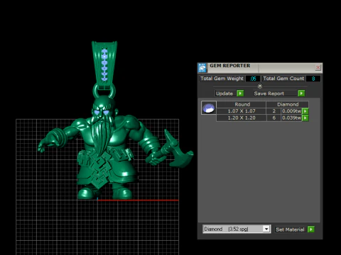 Monster with EXE Pendant 3D Printable Model 3D Print Model
