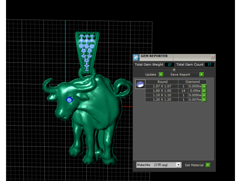 Altın Boğa Kolye 3D Yazdırılabilir Model 3D Baskı Modeli