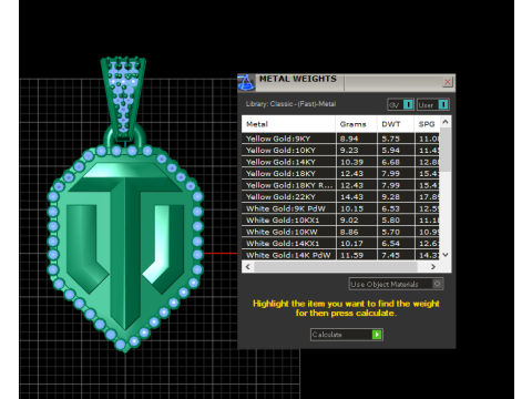 Goldener T-Alphabet-Anhänger, 3D-druckbares Modell 3D Druckmodell