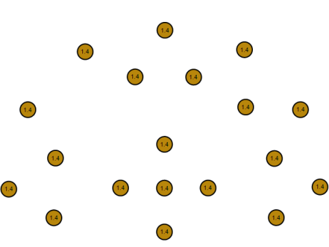 Modelo para impressão 3D com pingente de cruz com padrão de estrela Modelo de Impressão 3D