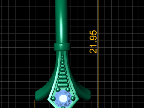 优雅的开口金戒指 3D 打印模型 3D 打印模型