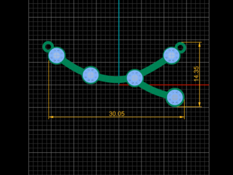 Тривимірна друкована модель ювелірного кулона Constellation 3D Принт Модель
