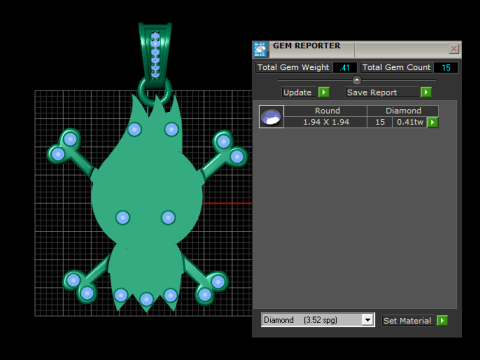 Skull Character Pendant 3D Printable Model 3D Print Model