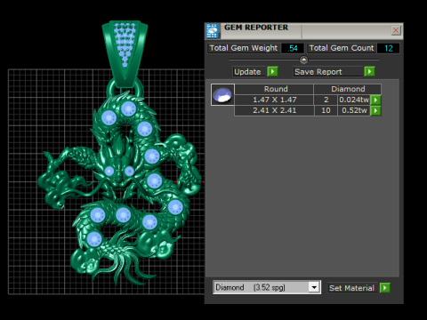 ड्रैगन पेंडेंट 3डी प्रिंट करने योग्य मॉडल 3D प्रिंट मॉडल