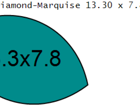 Golden Marquise Gem Ring 3D Printable Model 3D Print Model