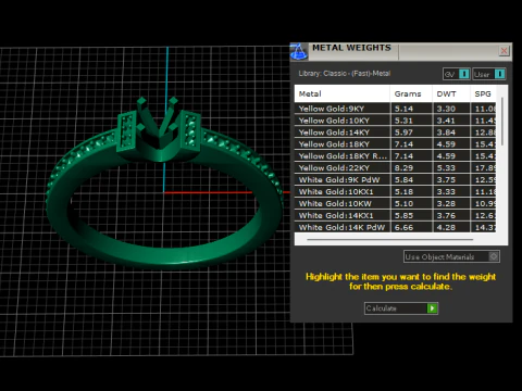 Golden Princess Ruby Ring 3D Printable Model 3D Print Model