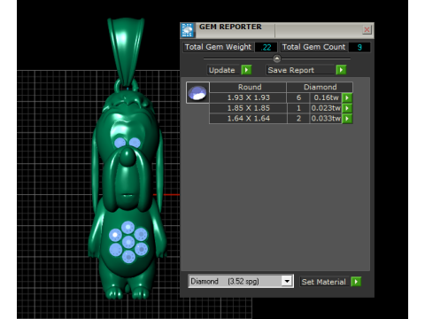 かわいい犬のペンダント 3D 印刷可能なジュエリー モデル 3Dプリントモデル