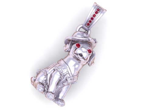 Modelo imprimible en 3D de Ruby Lady Dog Modelo de impresión 3D