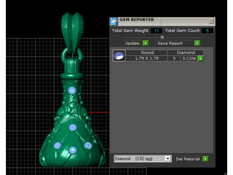 Royal Bell Anhänger 3D-druckbares Schmuckmodell 3D Druckmodell