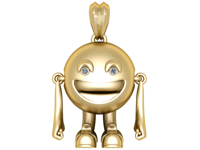 Wisiorek Joy Drop Friend Model biżuterii do druku 3D Model do druku 3D .c4d .max .obj .3ds .fbx .stl .blend 