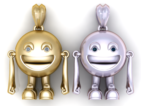 Wisiorek Joy Drop Friend Model biżuterii do druku 3D Model do druku 3D