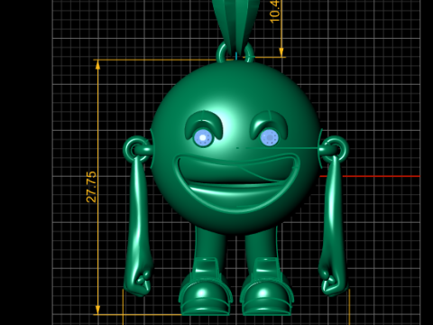 Wisiorek Joy Drop Friend Model biżuterii do druku 3D Model do druku 3D