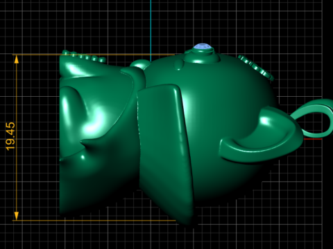 Kawaii Vampir Yarasa Kedi Kolye 3D Yazdırılabilir Takı Modeli 3D Baskı Modeli