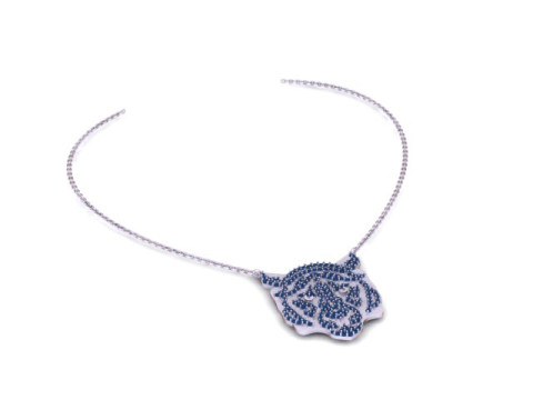 ゴールド タイガー ヘッド ネックレス 3D 印刷可能モデル 3Dプリントモデル